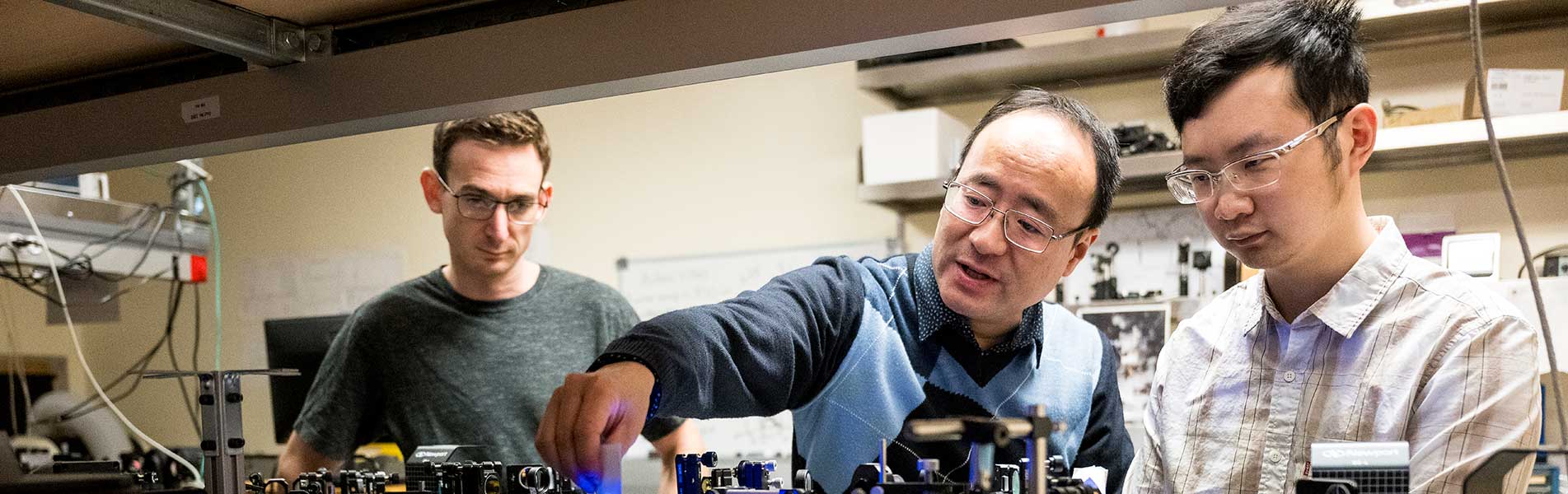 students in a science lab